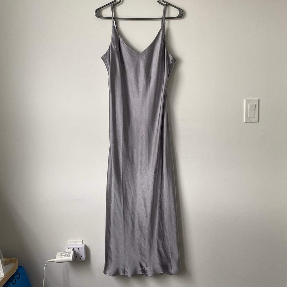 Oak + Fort Satin Dress